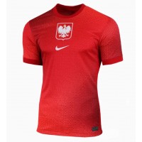 Echipament fotbal Polonia Tricou Deplasare European 2024 pentru femei maneca scurta